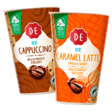 Douwe Egberts ijskoffie cappuccino, caramel of macchiato